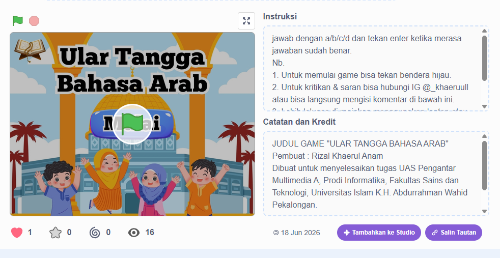 Game Quiz Berbasis Scratch