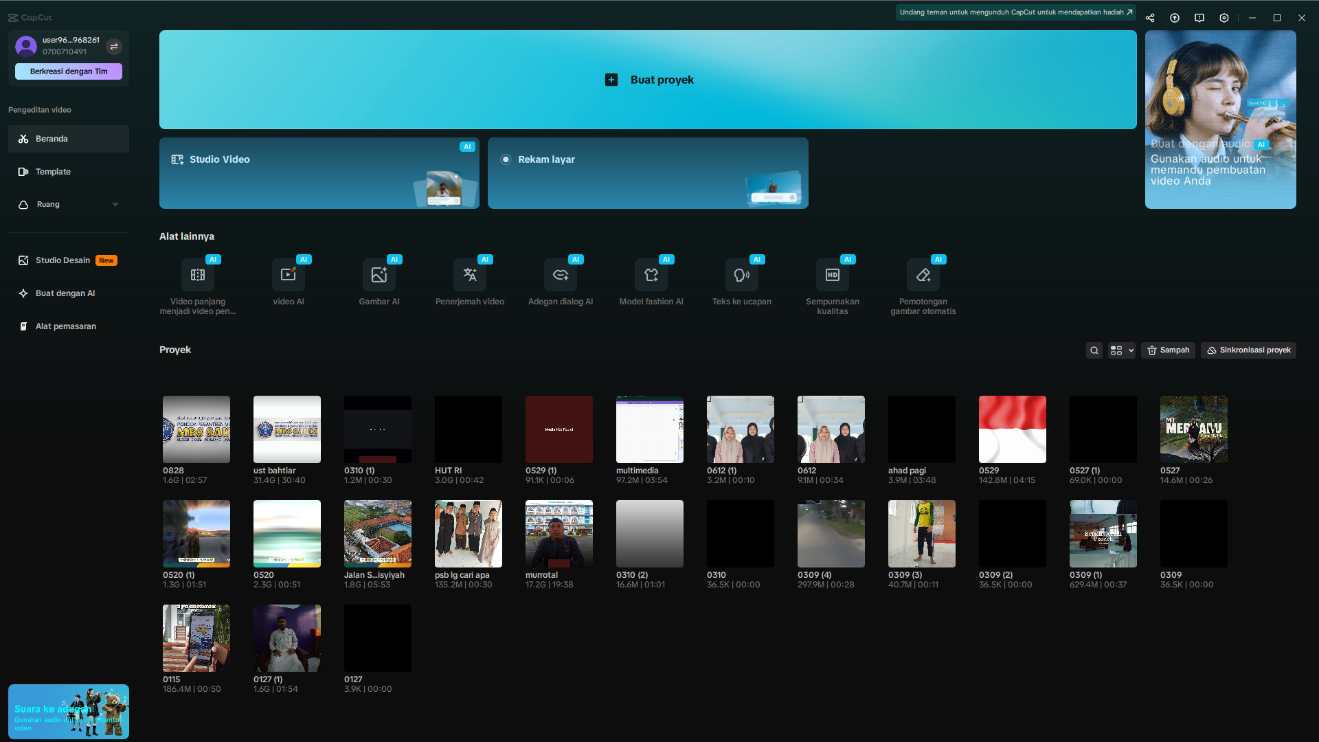 Preview video editing